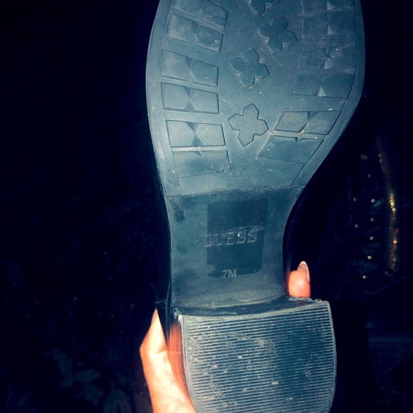 Guess quilted leather boots - Picture 4 of 4